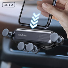 Charger l&#39;image dans la galerie, INIU Gravity Car Holder For Phone in Car Air Vent Clip Mount No Magnetic Mobile Phone Holder GPS Stand For iPhone XS MAX Xiaomi