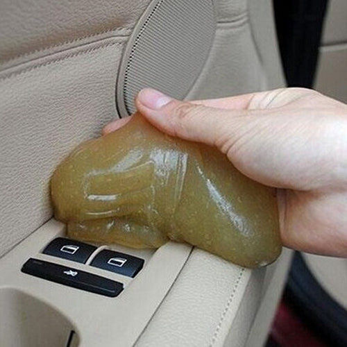 Car Cleaner Glue Panel Air Vent Outlet Dashboard Laptop Home Magic Cleaning Tool Mud Remover Car Gap Dust Dirt Cleaner Soft Gel
