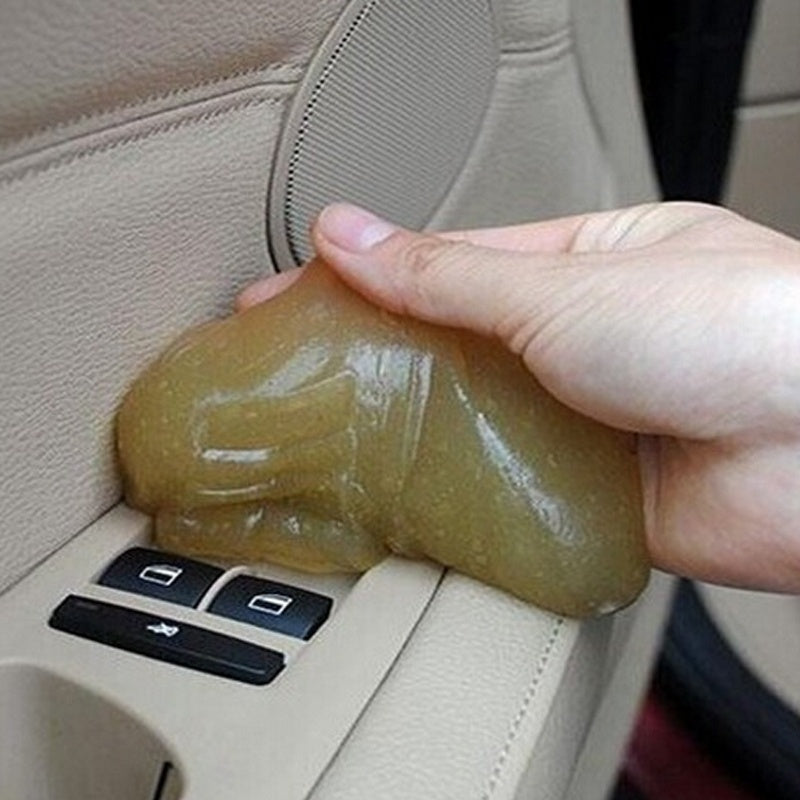 Car Cleaner Glue Panel Air Vent Outlet Dashboard Laptop Home Magic Cleaning Tool Mud Remover Car Gap Dust Dirt Cleaner Soft Gel