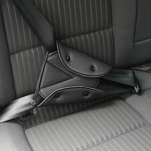 Car Seat Safety Belt Cover Sturdy Adjustable Triangle Safety Seat Belt Pad Clips Baby Child Protection Car-Styling Car Goods