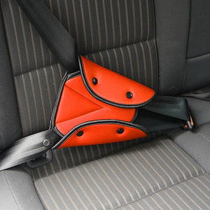 Car Seat Safety Belt Cover Sturdy Adjustable Triangle Safety Seat Belt Pad Clips Baby Child Protection Car-Styling Car Goods