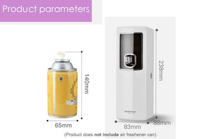 LCD Smart Air Freshener For Homes Automatic Aerosol Dispenser Hotel Bathroom Toilet Fragrance Perfume Sprayer Machine Wall Mount