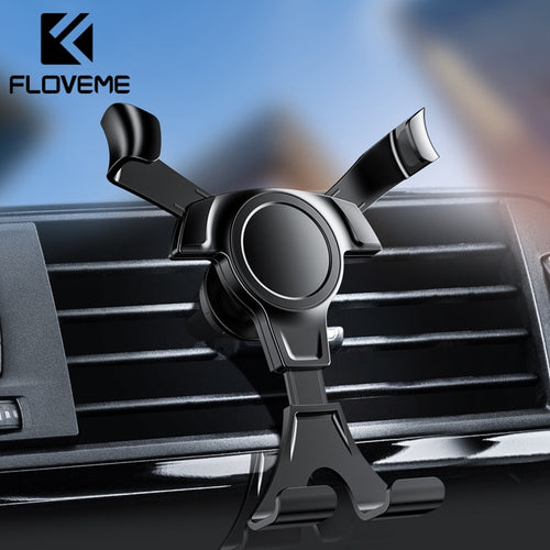 FLOVEME Gravity Car Phone Holder For Phone In Car Mount Stand Mobile Phone Car Holder For iPhone X 7 Support Smartphone Voiture