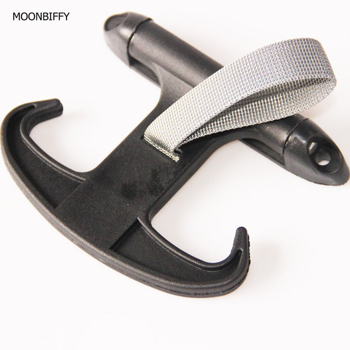 MOONBIFFY High Quality Black Car Cargo Trunk Bag Hook Holder Hanger For VW For Passat B6 CC For Jetta For MK5 For Audi A4