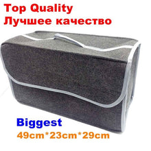 Charger l&#39;image dans la galerie, Buendeer Car Soft Felt Storage Box Trunk Bag Vehicle Tool Box Multi-use Tools Organizer Bag Carpet Folding for emergency Box